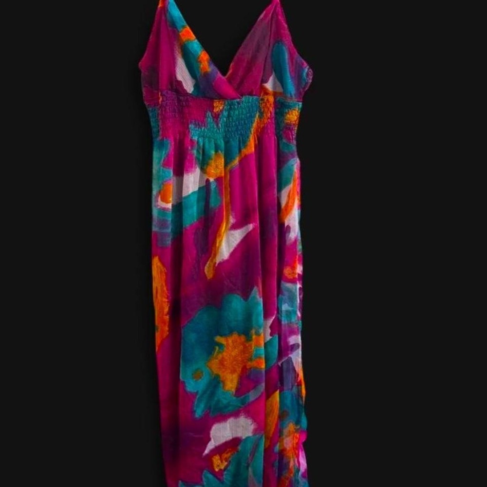 She's Cool multicolored maxi dress Size Large.